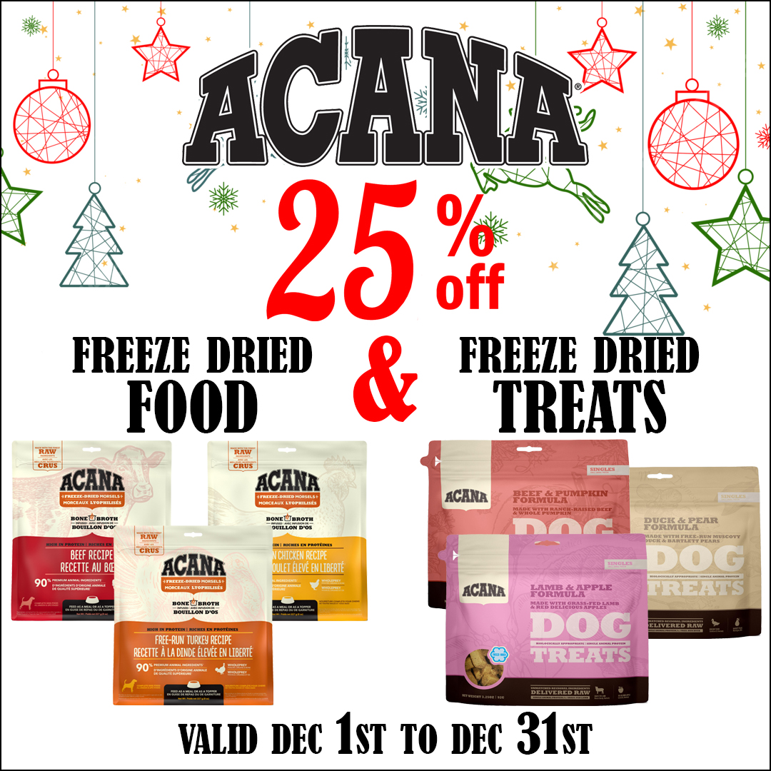 acana december promotions